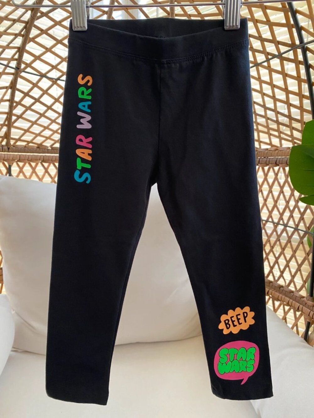 Amazon Essentials Black Star Wars Kids Toddler Leggings Size 2T